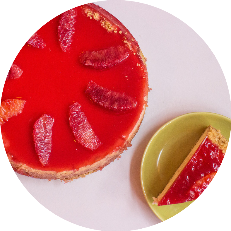 Blood Orange Cheesecake 